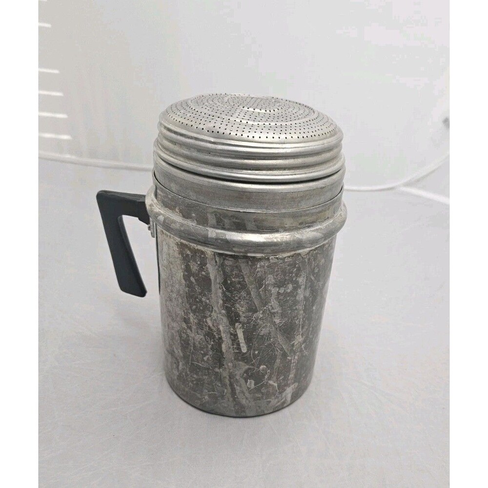 Vintage Flip Drip Aluminum Coffee Maker Percolator 6.5 in